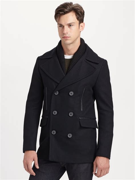 men's peacoat coats.